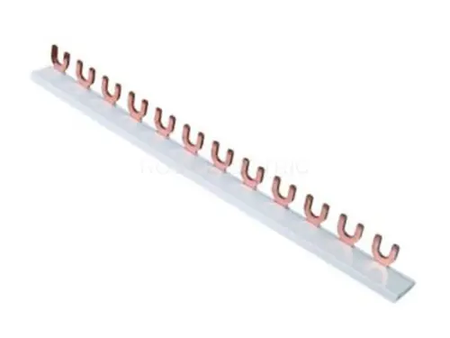 Шина соединительная типа FORK (вилка) 4Р 100А(дл.1м) HLT ELECTRIC 081-13-27 - Ros-Electric
