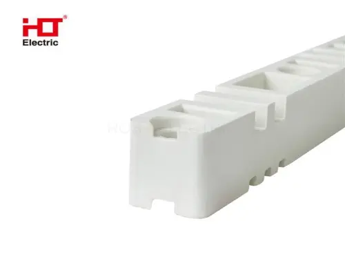 Изолятор шинный плоский ИШП для шин 5 и 10 мм 370 мм HLT ELECTRIC 086-05-12 - Ros-Electric