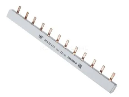 Шина соединительная типа PIN (штырь) 2Р 100А(дл.1м) HLT ELECTRIC 081-13-06 - Ros-Electric