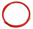 Протяжка кабельная REXANT (мини УЗК в бухте), стеклопруток, d=3,5 мм 15 м, красная 47-1015 REXANT
