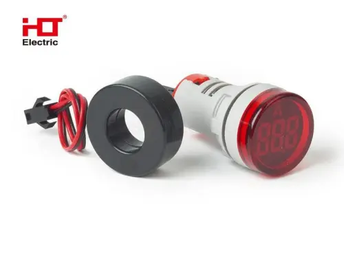 Индикатор тока AD-22 (LED) d22мм красный IP54 HLT ELECTRIC 085-06-256 - Ros-Electric