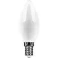 Лампа светодиодная SAFFIT SBC3709, C37 (свеча), 9W 230V E14 6400К (дневной), рассеиватель матовый бе 55170 SAFFIT