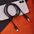 Кабель USB-Lightning для iPhone/PVC/black/1m/REXANT 18-1122 REXANT