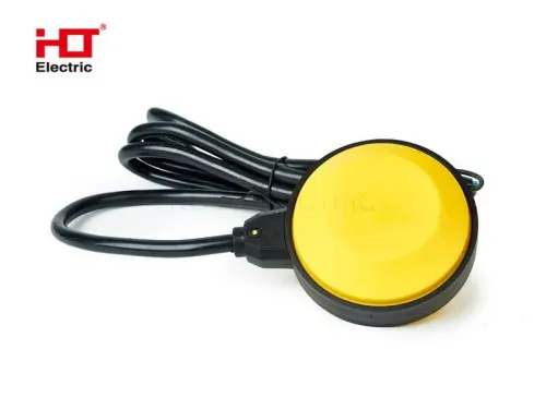 Выключатели поплавковые TSY-4 шнур 2M 16A черный-желтый HLT ELECTRIC 085-24-04 - Ros-Electric