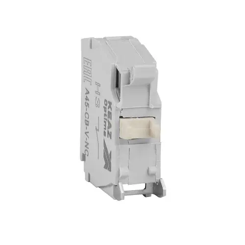 A45-CB-V-NC Контактный блок 1НЗ винтовой зажим ZBE102 КЭАЗ 332201 - Ros-Electric