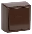 ВС20-1-0-БК Выключатель одноклавишный для открытой установки коричневого цвета EVB10-K30-10-DC IEK/ИЭК