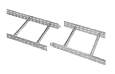 Лоток лестничный 80х300х3000, 1,2 мм LLK1-080-300 IEK/ИЭК