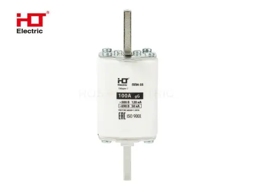 Плавкая вставка предохранителя ППН-35, габарит 1, 250/100А HLT ELECTRIC 091-01-046 - Ros-Electric