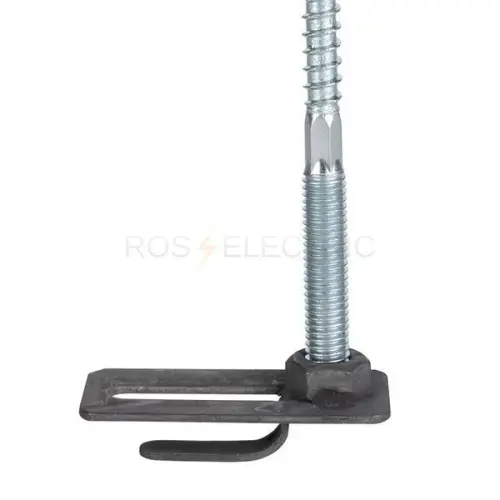 Держатель фасадный с крючком, L=120мм, HZ PROxima EKF lp-31612 - Ros-Electric