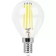 Лампа светодиодная филамент FERON LB-52, G45 (шар малый), 7W 230V E14 4000К (белый), рассеиватель пр 25875 FERON