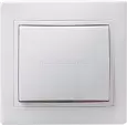 ВСк10-1-0-КБ Выключатель 1кл кнопочный 10А КВАРТА (белый) EVK13-K01-10-DM IEK/ИЭК
