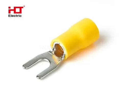 Наконечники НВИ 5.5-5 вилка 4-6мм желтый (уп./20 шт) HLT ELECTRIC 084-04-216 - Ros-Electric
