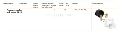16-1 Ramka i syport na 2 mod