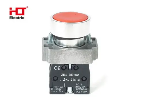 Кнопка BA42 NC 230B IP40 красная HLT ELECTRIC 085-07-004 - Ros-Electric