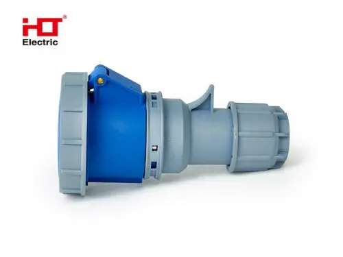Розетка переносная 2132 16А 2Р+РЕ 220В-250B IP67 HLT ELECTRIC 083-04-20 - Ros-Electric