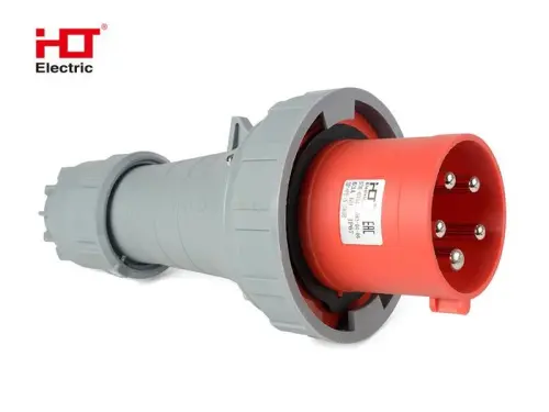 Вилка кабельная 0352 63А 3Р+РЕ+N 220В-415B IP67 HLT ELECTRIC 083-04-06 - Ros-Electric