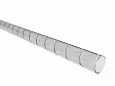 Кабельный спиральный бандаж REXANT, диаметр 6 мм, длина 2 м (SWB-06), прозрачный 07-7006 REXANT