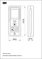 Дальномер лазерный DM60 PROFESSIONAL TIR21-3-060 IEK/ИЭК