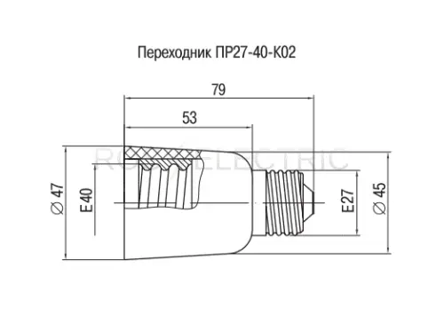 18 perehodnik E27-E40
