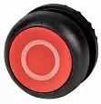 M22S-DR-R-X0 Головка кнопки с фиксацией, цвет красный, черное лицевое кольцо 216629 EATON