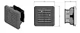 Фильтрующий вентилятор IP55 35 м3/ч 12 VDC NLV-1111 SILART
