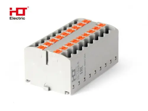 Распределительный Блок ПНК-15 отходящие провода 18x2.5мм2 HLT ELECTRIC 081-27-009 - Ros-Electric