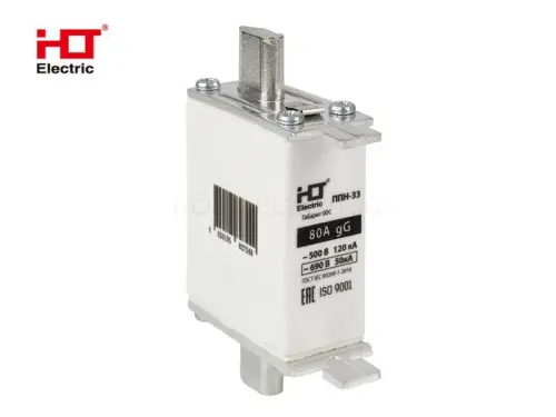 Плавкая вставка предохранителя ППН-33, габарит 00C, 160/80А HLT ELECTRIC 091-01-012 - Ros-Electric