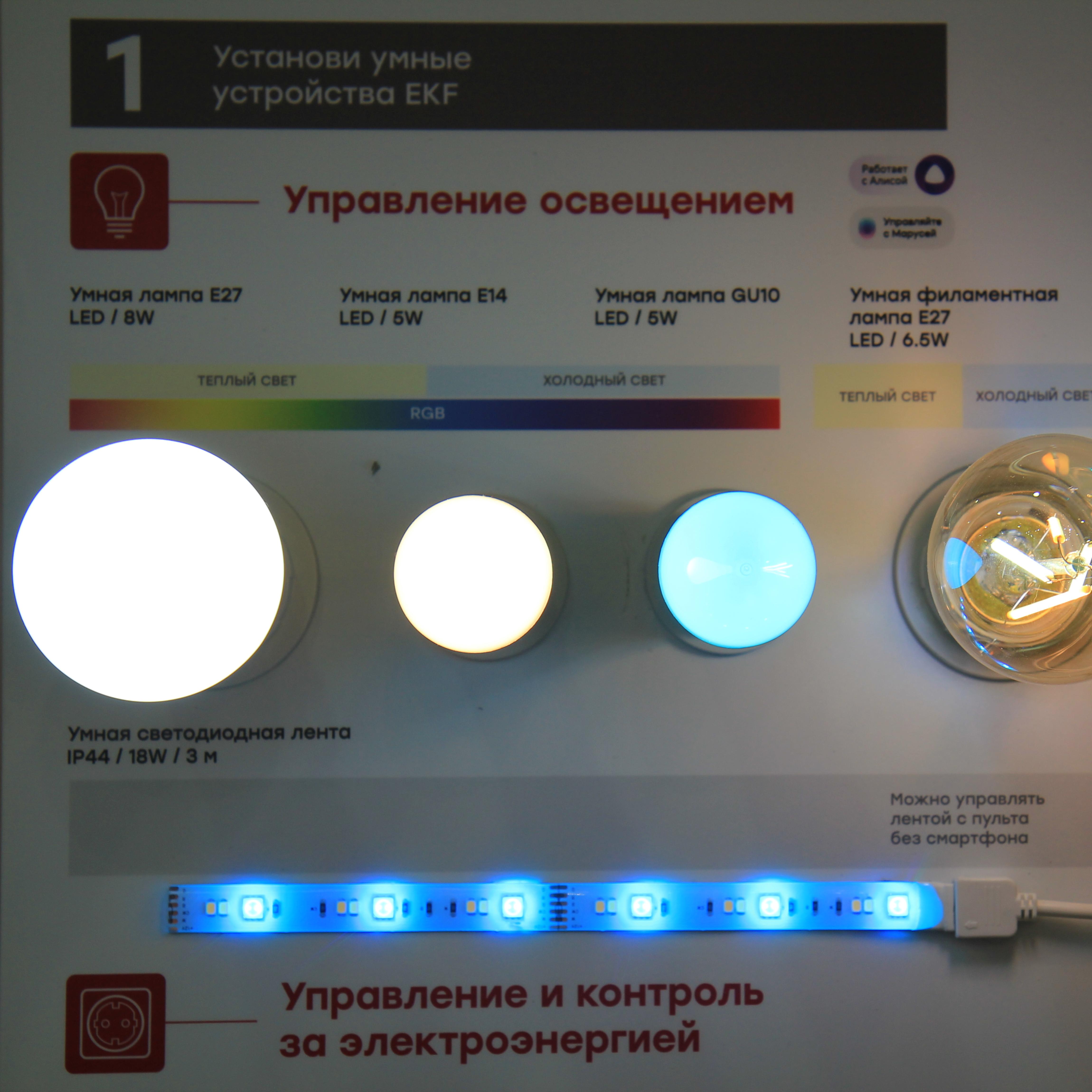 EKF-розетки, выключатели, умные устройства