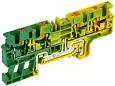 Колодка клеммная CP-MC-PEN заземляющая 4 вывода 4мм2 желто-зеленая YCT22-03-4-K52-004 IEK/ИЭК