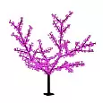 Светодиодное Дерево "Сакура", высота 2,4м, диаметр кроны 2,0м, фиолетовые диоды, IP 65, понижающий т 531-126 NEON-NIGHT