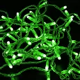 Гирлянда Нить 10м, с эффектом мерцания, прозрачный ПВХ, 230В, цвет Зелёный 305-284 NEON-NIGHT