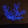 Светодиодное дерево "Сакура", высота 1,5м, диаметр кроны 1,8м, синие светодиоды, IP 65, понижающий т 531-103 NEON-NIGHT