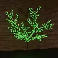 Светодиодное дерево "Сакура", высота 3,6м, диаметр кроны 3,0м, зеленые светодиоды, IP 65, понижающий 531-234 NEON-NIGHT