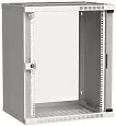 ITK Шкаф настенный LINEA WE 15U 600х450мм дверь стекло серый LWE3-15U64-GF ITK/ИТК