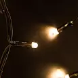 Гирлянда Айсикл (бахрома) светодиодный, 6,0 х 1,5 м, черный провод "КАУЧУК", 230 В, диоды ТЕПЛЫЙ БЕЛ 255-296 NEON-NIGHT
