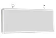 Светильник аварийный эвакуационный светодиодный ССА1-02, 3 Вт, 1,5 ч, одност., без наклейки SQ0349-0002 TDM/ТДМ