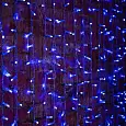 Гирлянда "Светодиодный Дождь" 2х3м, постоянное свечение, прозрачный провод, 230 В, диоды СИНИЕ 235-153 NEON-NIGHT